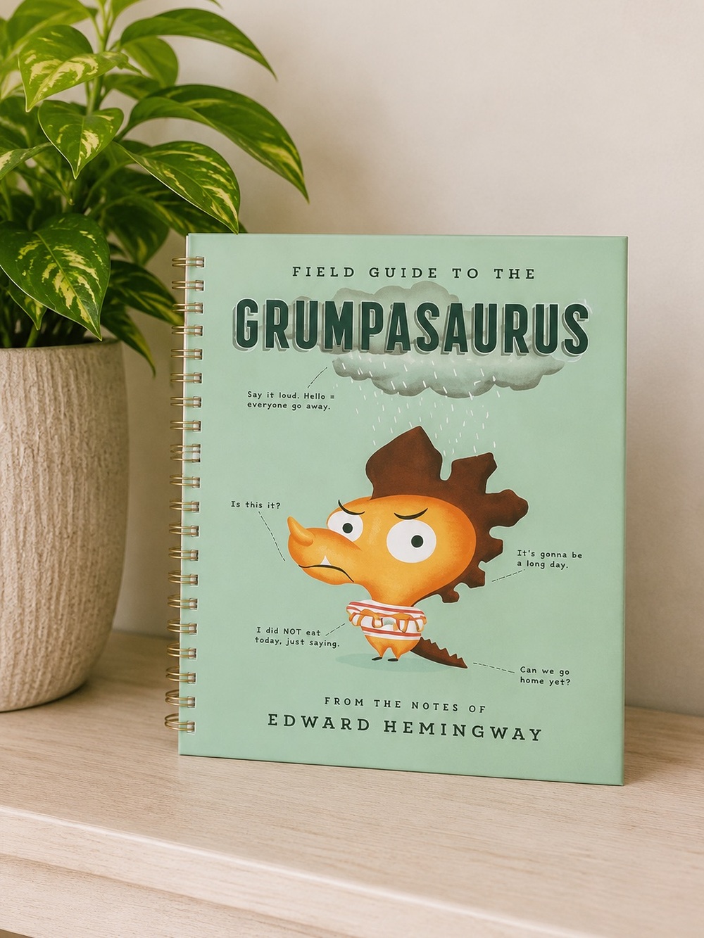 Field Guide to the Grumpasaurus Kids Hardcover Book Dinosaur‎ Story Hemingway